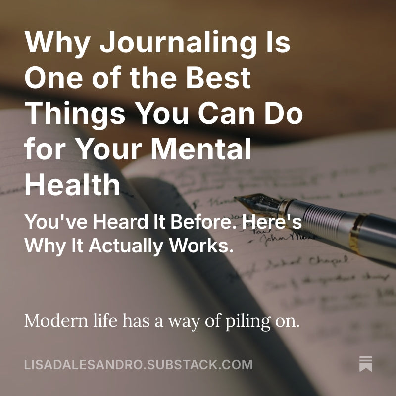 Why Journaling Is One of the Best Things You Can Do for Your Mental Health